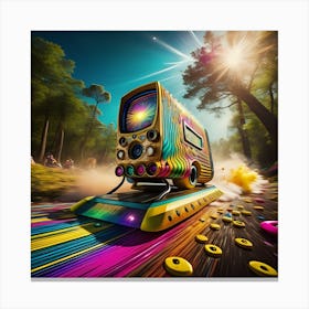 Hyperspeed AI Canvas Print