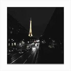 Eiffel Tower At Night 2 Canvas Print