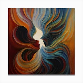 Face Of Love Canvas Print