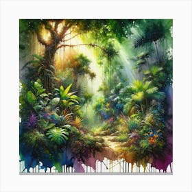 Vibrance Of The Jungle Canvas Print