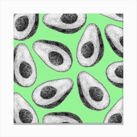 Avocado Lover- Green Pattern- Illustration Artwork Toile