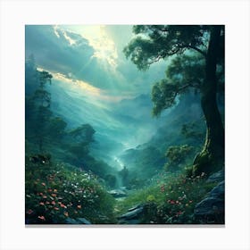 Walk In The Woods Canvas Print