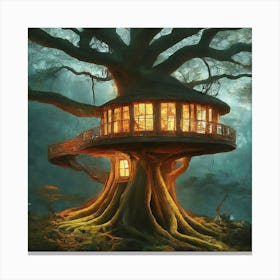 Tree House Canvas Print