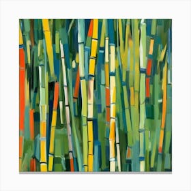 Bamboo forest Canvas Print