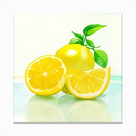 Lemon Canvas Print