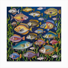 Tropical Fish (6) Canvas Print