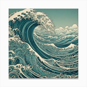 Great Wave Off Kanagawa 2 Canvas Print