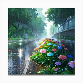 Rainy Day Canvas Print