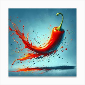 Fiery Dance, A Symphony Of Color And Spice 3 Canvas Print
