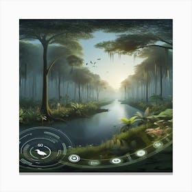 Forest Scene Canvas Print