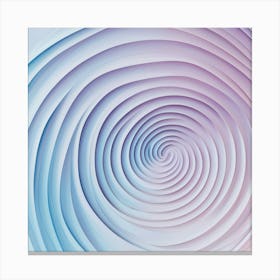 Abstract Spiral Pattern Canvas Print