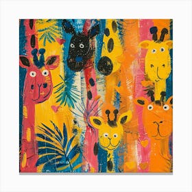 Giraffes 1 Canvas Print