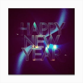 Happy New Year 9 Canvas Print