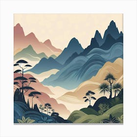 Asian Landscape 36 Canvas Print