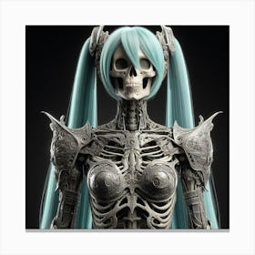 Skeleton Canvas Print