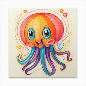 Octopus 104 Canvas Print