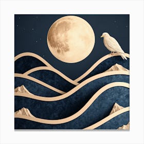 Full Moon In The Sky Canvas Print