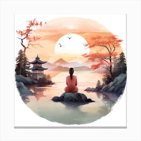 Zen Meditation Canvas Print