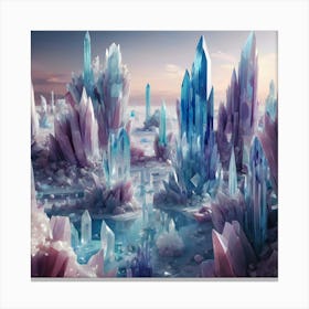 Crystal World 6 Canvas Print