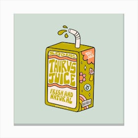 Taurus Juice Box Canvas Print