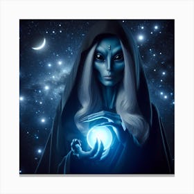 Alien Goddess Canvas Print