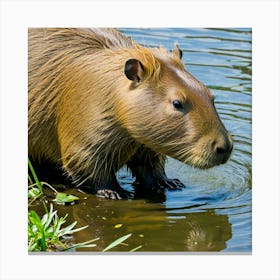 Capybara Capybara Argentina Canvas Print