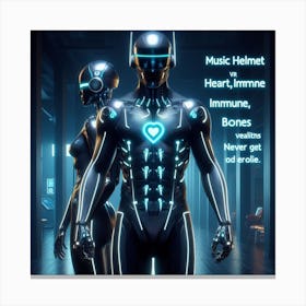 Two Robots 5 Canvas Print