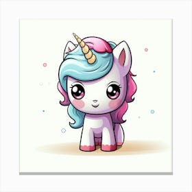 Cute Unicorn 557 Canvas Print