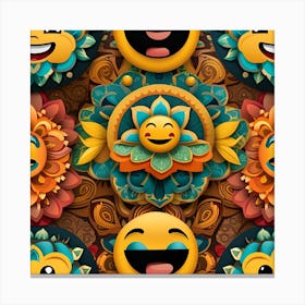 Emojis Canvas Print