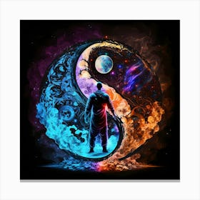 Yin Yang human Canvas Print