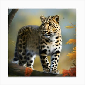 SPOTTED LEOPARD Canvas Print