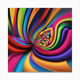 Abstract Swirl Canvas Print