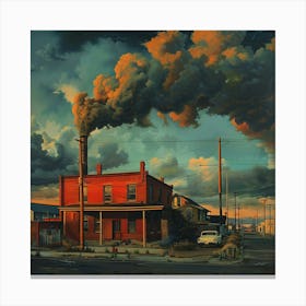 'The Town' Canvas Print