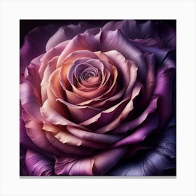 Purple Rose 1 Canvas Print
