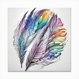 Feathers 12 Canvas Print