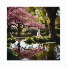 Asian Garden 2 Canvas Print