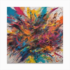 Colorful Explosion Canvas Print