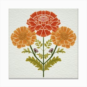 Carnations Canvas Print