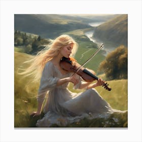 Violinist 4 Canvas Print