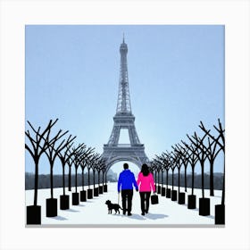 Paris Eiffel Tower 9 Canvas Print