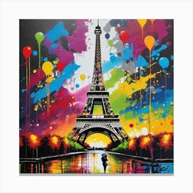 Paris Eiffel Tower 11 Canvas Print