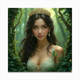 Queen of The Forest Canvas Print