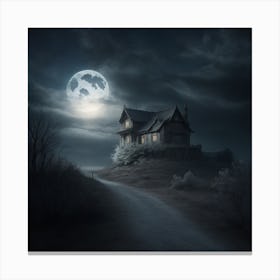 Haunted House Canvas Print