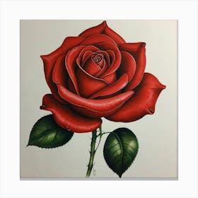 Red Rose 6 Canvas Print