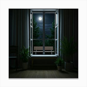 Room With A Window Canvas Print