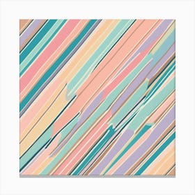 Abstract Stripes Canvas Print