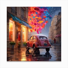Rainy Day In Paris Canvas Print
