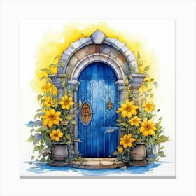 Blue Door 1 Canvas Print