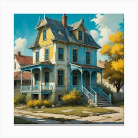 Victorian House 1 Canvas Print