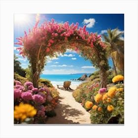 Tropical Garden Canvas Print